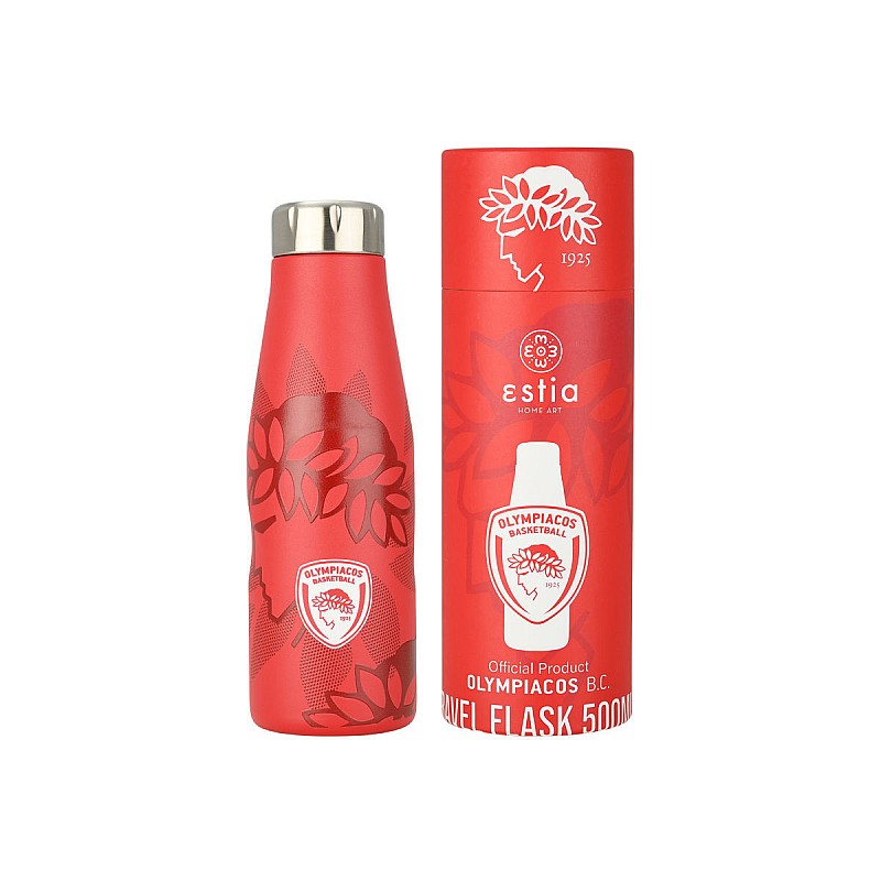 ESTIA ΘΕΡΜΟΣ TRAVEL FLASK OLYMPIACOS BC EDITION 500ml ESTIA 00-27179