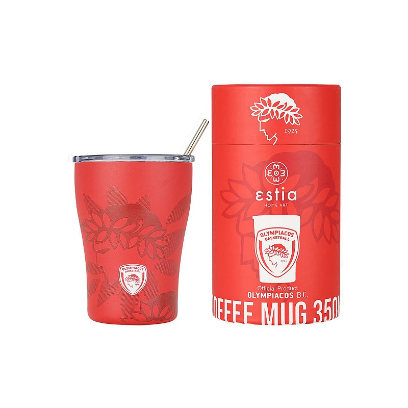 ESTIA ΘΕΡΜΟΣ COFFEE MUG OLYMPIACOS BC EDITION 350ml ESTIA 00-27230