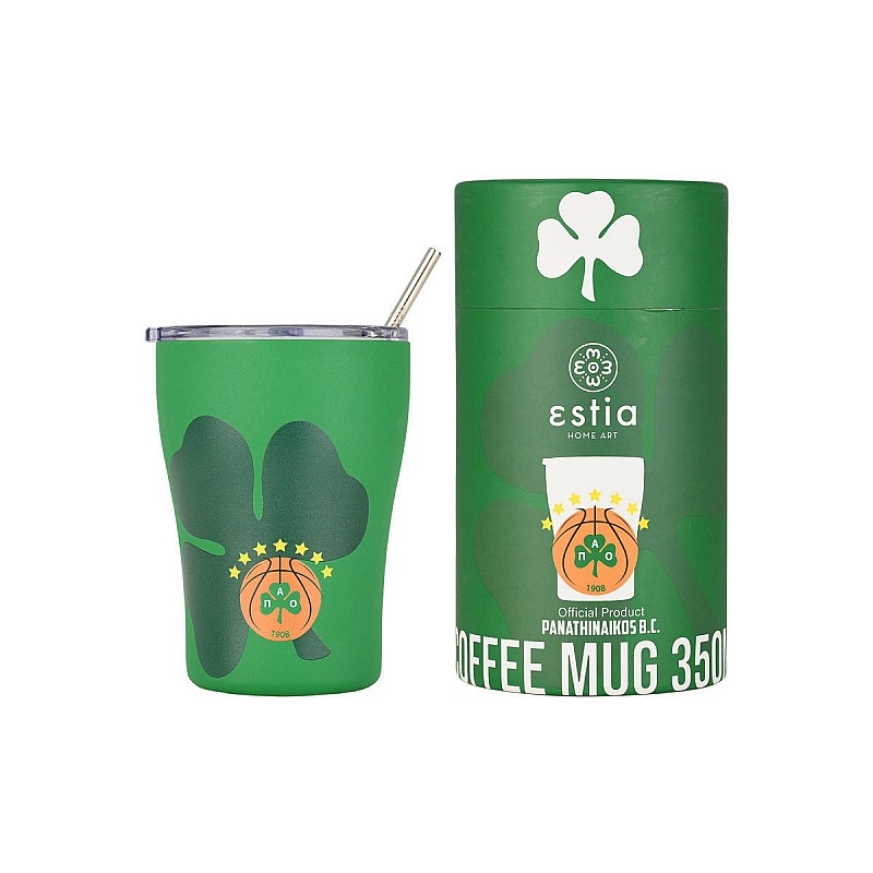 ESTIA ΘΕΡΜΟΣ COFFEE MUG PANATHINAIKOS BC EDITION 350ml ESTIA 00-27254