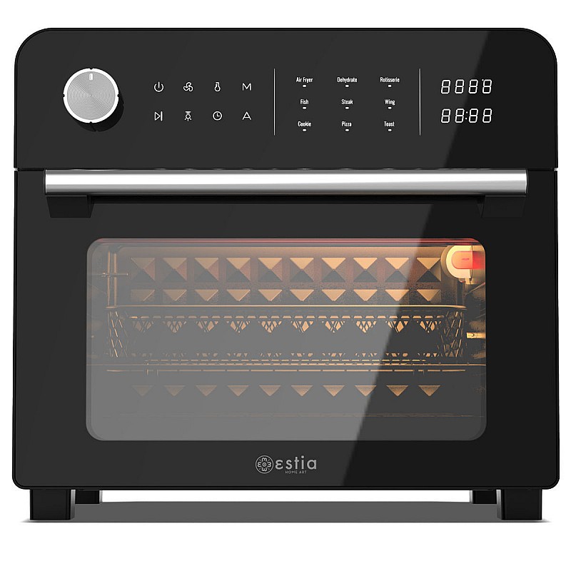 ESTIA ΦΡΙΤΕΖΑ ΑΕΡΟΣ - ΦΟΥΡΝΑΚΙ TITAN CHEF 1700w 23lt ΜΕ 9 ΠΡΟΓΡΑΜΜΑΤΑ ΜΑΓΕΙΡΕΜΑΤΟΣ ESTIA 06-27483