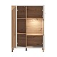 ΒΙΤΡΙΝΑ BELFORT 2K VS1 CASHMERE-ARTISAN OAK 85x40x122εκ