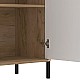 ΒΙΤΡΙΝΑ VANDEA 2K POP CASHMERE-GREY OAK 87x40x131εκ