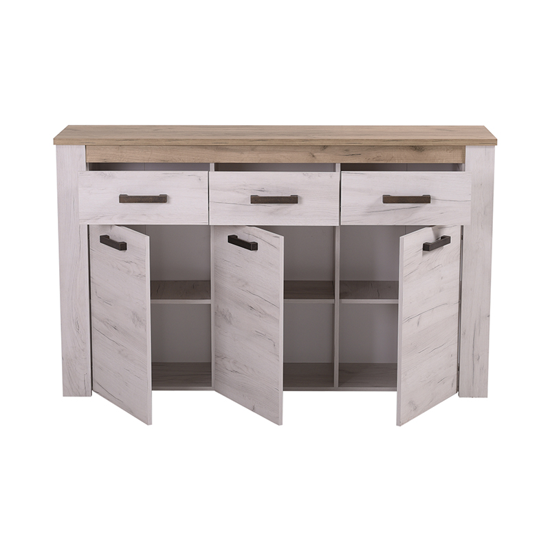 ΚΟΜΟΤΑ Kent 160 3Κ3F GREY OAK/WHITE OAK 160*36,5*98