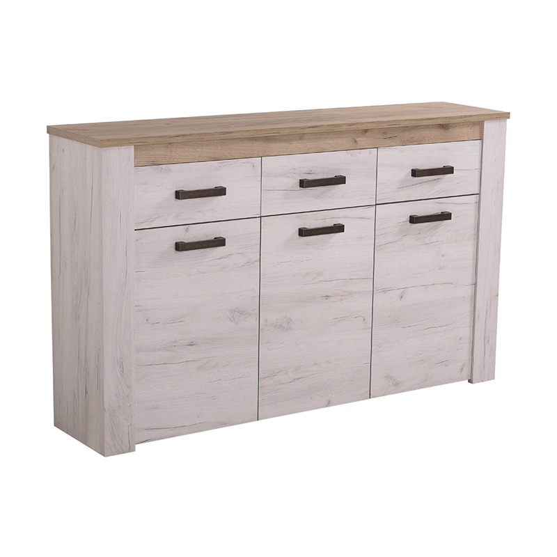 ΚΟΜΟΤΑ Kent 160 3Κ3F GREY OAK/WHITE OAK 160*36,5*98