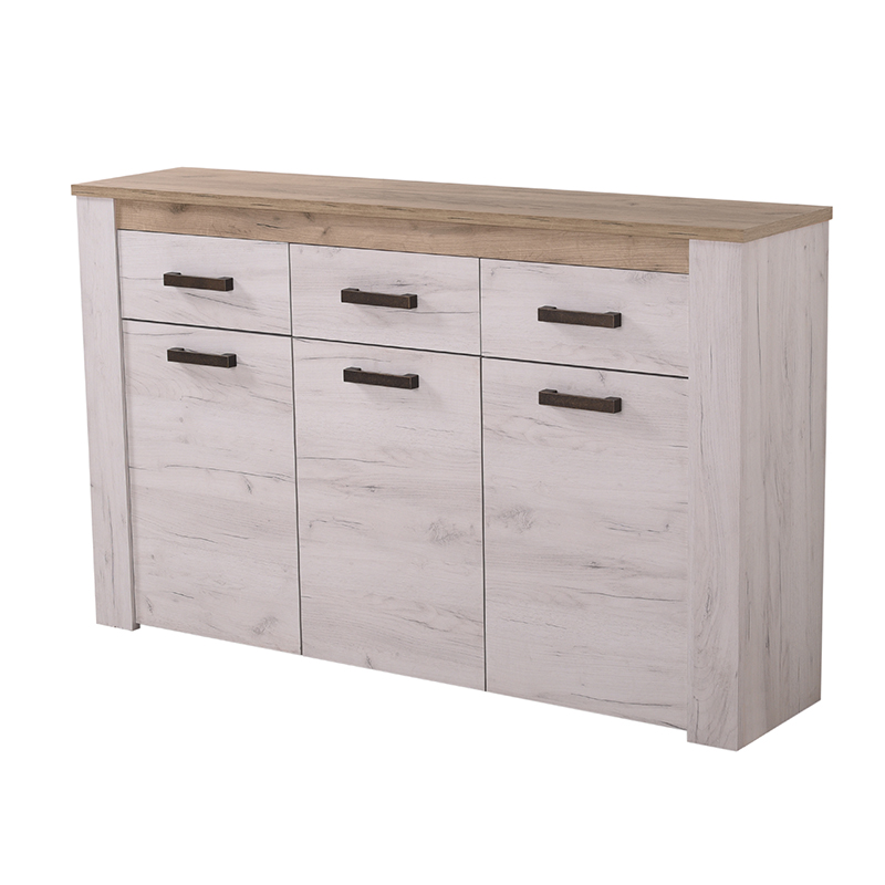 ΚΟΜΟΤΑ Kent 160 3Κ3F GREY OAK/WHITE OAK 160*36,5*98