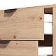 ΚΟΜΟΤΑ-ΜΠΟΥΦΕΣ VANDEA 3K4F ARTISAN OAK-ΜΑΥΡΟ ΜΑΤ 157x40x93εκ