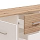 ΚΟΜΟΤΑ-ΣΥΡΤΑΡΙΕΡΑ BOLZANO 3Κ3F ARTISAN-ΛΕΥΚΟ ΧΡΩΜΑ 138x40x82εκ