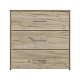 ΚΟΜΟΤΑ-ΣΥΡΤΑΡΙΕΡΑ GARONA 3F GREY OAK ΧΡΩΜΑ 80,5x33x80,5εκ