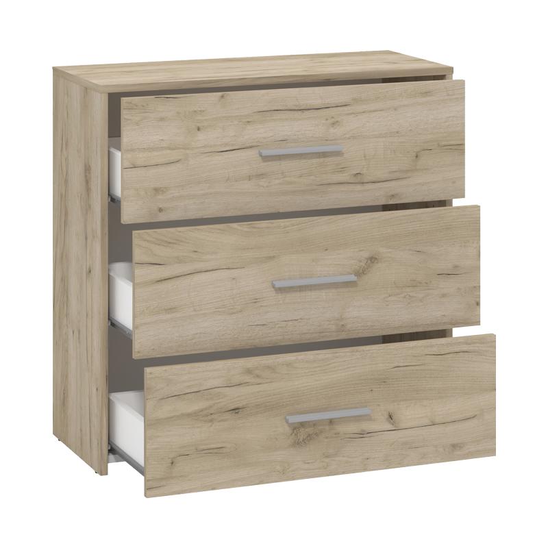 ΚΟΜΟΤΑ-ΣΥΡΤΑΡΙΕΡΑ GARONA 3F GREY OAK ΧΡΩΜΑ 80,5x33x80,5εκ