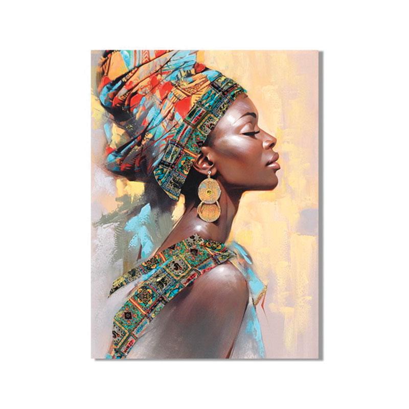 ΠΙΝΑΚΑΣ ΣΕ ΚΑΜΒΑ Fylliana "African woman" 90x3x120εκ