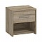 ΣΕΤ 2 ΚΟΜΟΔΙΝΑ GARONA 2NO1F GREY OAK ΧΡΩΜΑ 42x33x42εκ