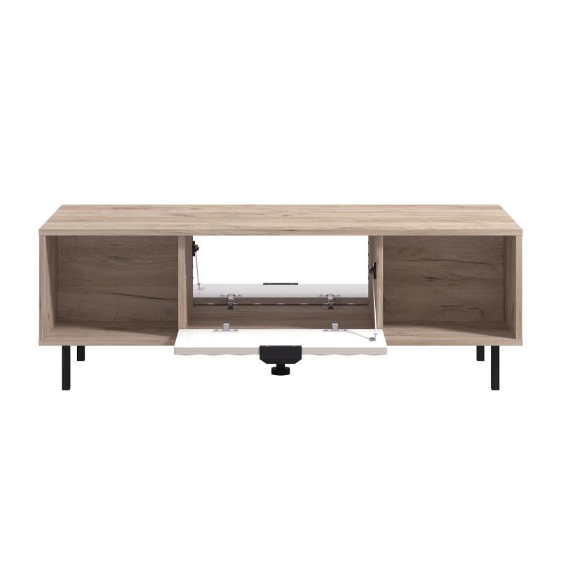 ΤΡΑΠΕΖΑΚΙ ΣΑΛΟΝΙΟΥ VANDEA GREY OAK-CASHMERE 121x55x42εκ