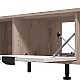 ΤΡΑΠΕΖΑΚΙ ΣΑΛΟΝΙΟΥ VANDEA GREY OAK-CASHMERE 121x55x42εκ