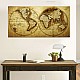 Πίνακας σε καμβά "Ancient World Map" Megapap ψηφιακής εκτύπωσης 120x60x3εκ.