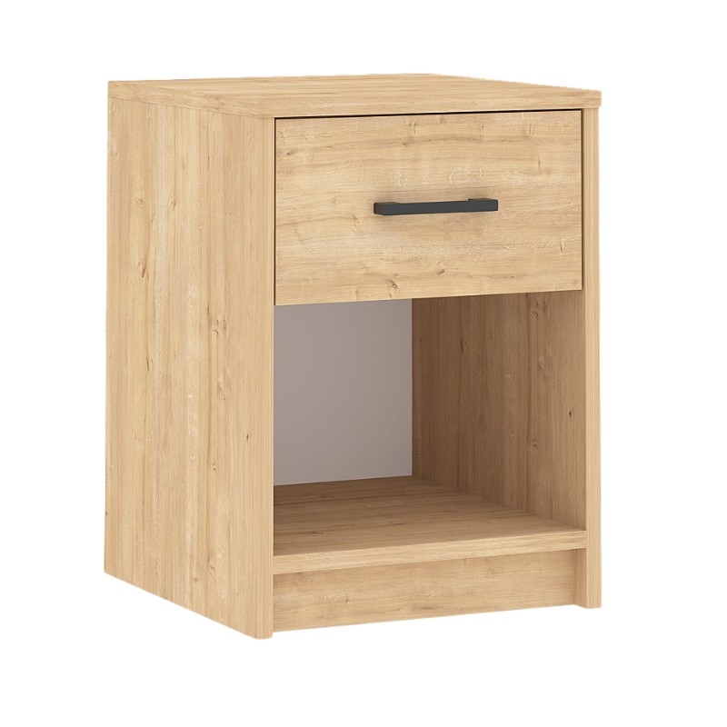 Κομοδίνο Scoty Megapap χρώμα sapphire oak 40,2x35,3x55εκ.