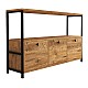 Μπουφές Alden Megapap χρώμα atlantic pine 120x30x76εκ.