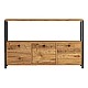 Μπουφές Alden Megapap χρώμα atlantic pine 120x30x76εκ.