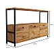 Μπουφές Alden Megapap χρώμα atlantic pine 120x30x76εκ.