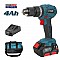 BORMANN Pro BPP9260 Σετ Δραπανοκατσάβιδο Κρουστικό Compact, Brushless 20V & Mπαταρία & Φορτιστής