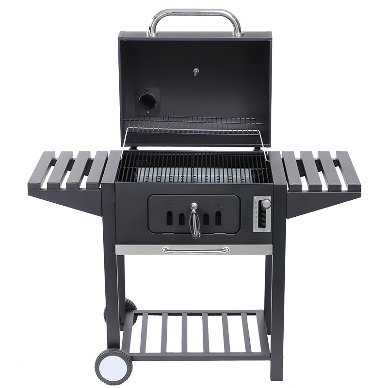 Bormann Elite BBQ1940 Ψησταριά Κάρβουνου-Καπνιστήρι 60x45,με Θερμόμετρο, Ρυθμιζόμενη Βάση 6 Θέσεων