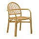 Πολυθρόνα Drein Inart Φυσικό Rattan 56X56X84Εκ