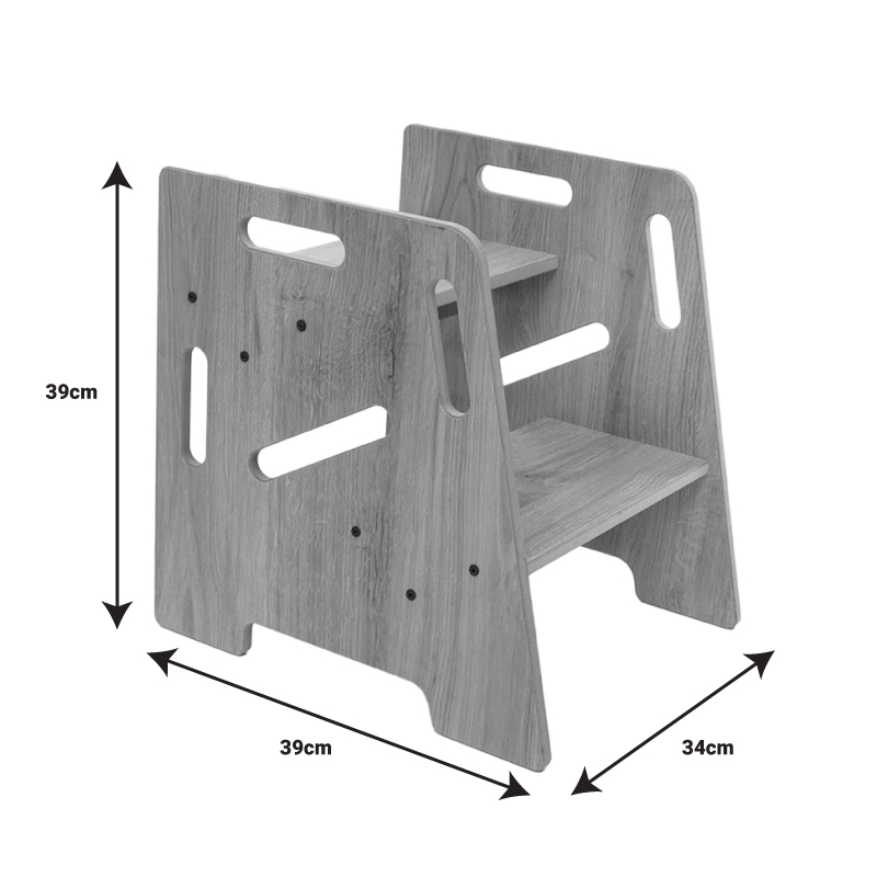 Πύργος Εκμάθησης Steppy Pakoworld Φυσικό Mdf 34X39X39Εκ