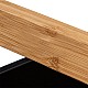 Τρόλεϊ-Ραφιέρα 3Όροφη Jastin Pakoworld Mdf Μαύρο-Φυσικό 41X20X80Εκ