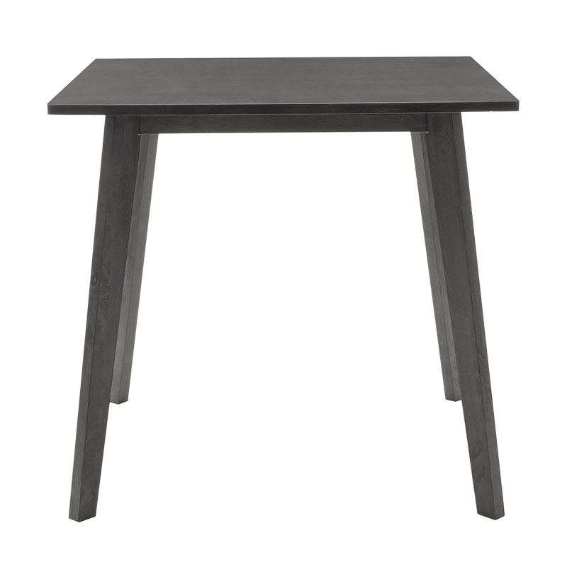 Tραπεζαρία Benson - Orlean Pakoworld Σετ 5Τμχ Rustic Grey - Ύφασμα Γκρι 80X80X75Εκ