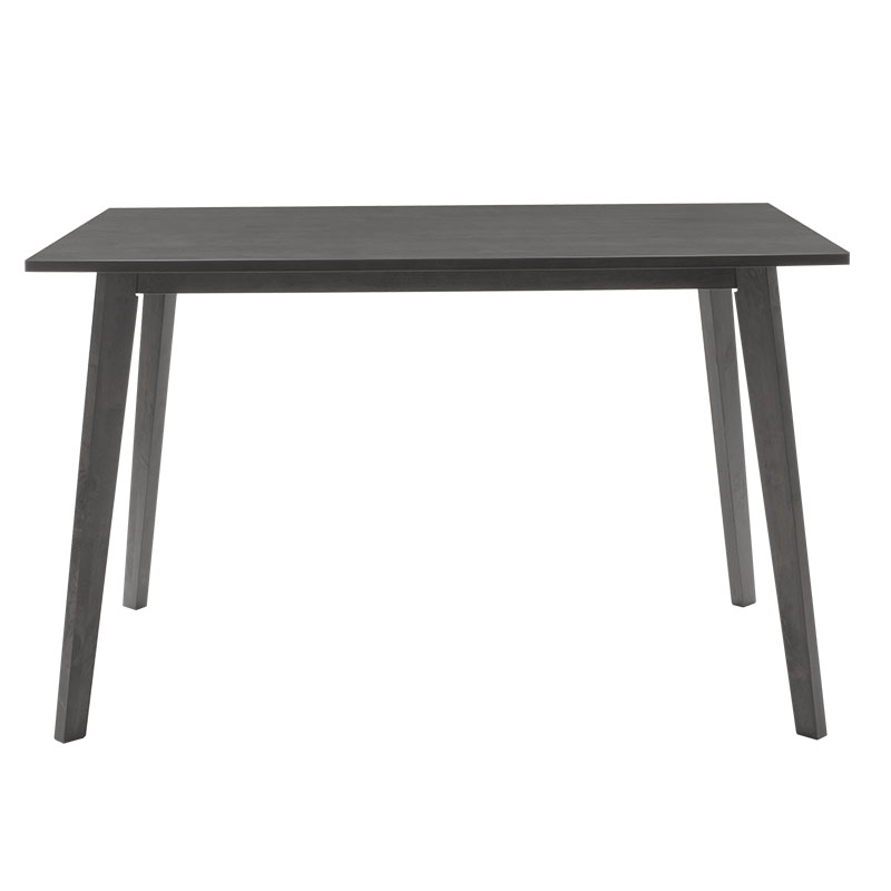 Tραπεζαρία Benson - Toto Pakoworld Σετ 5Τμχ Rustic Grey - Ύφασμα Γκρι 120X75X75Εκ