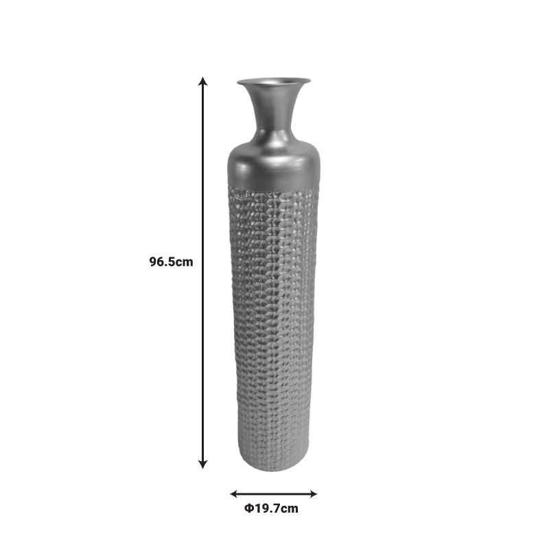 Διακοσμητικό Βάζο Δαπέδου Perikl Inart Μέταλλο Σε Χρυσή Απόχρωση Φ19.7X96.5Εκ