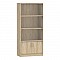 Βιβλιοθήκη Burcy Pakoworld Oak 80X40X177Εκ