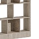 Βιβλιοθήκη Dividre Pakoworld Sonoma Oak Μελαμίνης 120X30X181Εκ