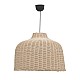 Φωτιστικό Οροφής Ziquel Inart Rattan Σε Φυσική Απόχρωση Φ60X99Εκ