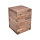 Βοηθητικό Τραπέζι Werzy Inart Φυσικό Μασίφ Ξύλο Teak 35X35X49Εκ