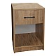 Κομοδίνο Ponil Pakoworld Oak Μελαμίνης 41X41X54.5Εκ