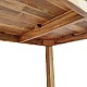 Τραπέζι Wooly Pakoworld Teak Ξύλο Σε Φυσική Απόχρωση 220X90X75Εκ