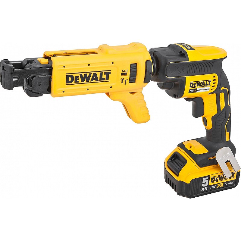 Κατσαβίδι Γυψοσανίδας Μπαταρίας Brushless 18V 2x5Ah Dewalt DCF620P2K