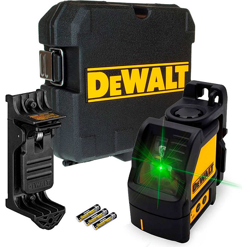 Laser Γραμμών Πράσινη Προβολή Σταυρού DEWALT DW088CG