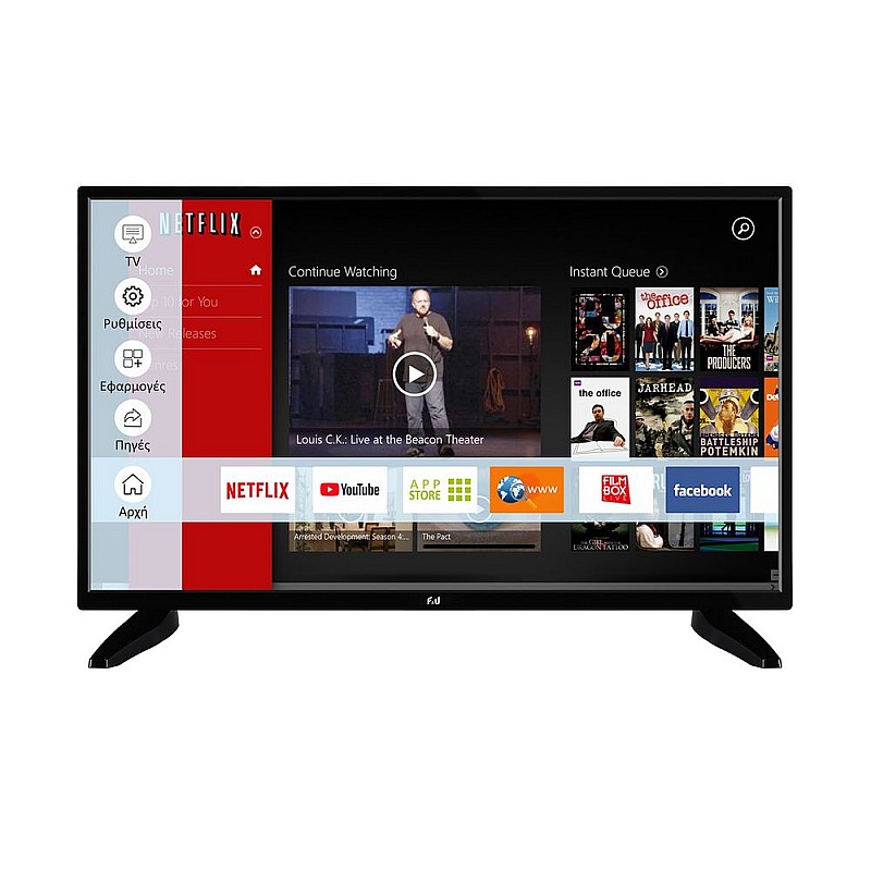 Τηλεόραση LED 32" F&U Smart HD Ready FLS32229