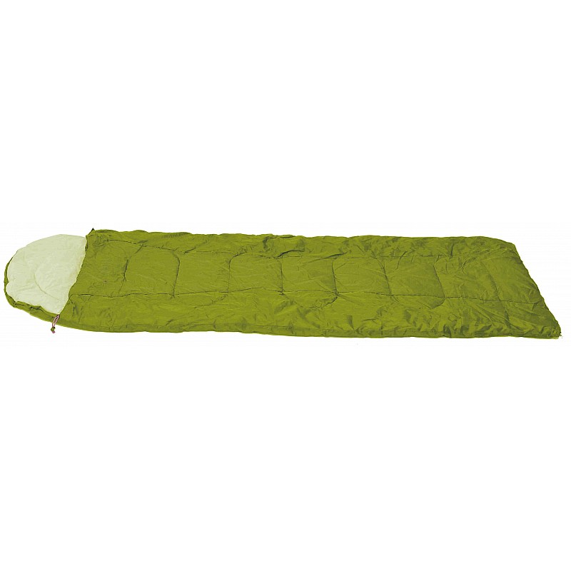 Υπνόσακος FUEGO πράσινο με μαξιλάρι & θήκη συμπίεσης 220Χ75ΕΚ.,2Χ75ΓΡ/Μ2 Campus 210-0522-6