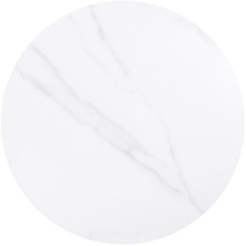 Sintered Stone Επιφάνεια Τραπεζιού, Απόχρωση White Marble (MDF για στήριξη βάσης)